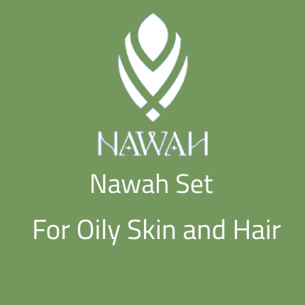 Nawah Skincare and Haircare Set for Oily Skin and Hair